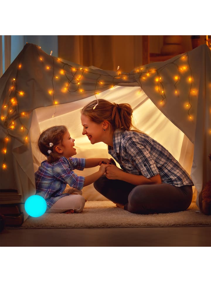 relaxdays 3er Set: LED Kugel Farbwechsel in Weiß günstig kaufen onesize