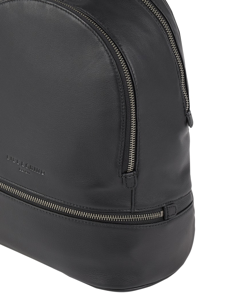 Rucksack aus Leder Modell 'Alita' in schwarz