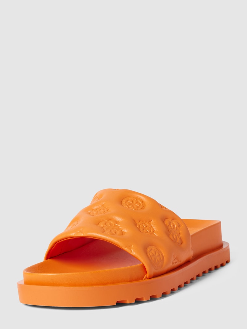 Slides mit Label-Print Modell 'FABETZA' in orange