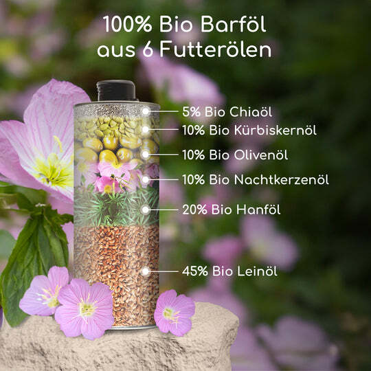 Wolfsbacher Natur Ergänzungsfutter & Aufzucht Wolfsbacher Natur Bio Barf Öl 1 l