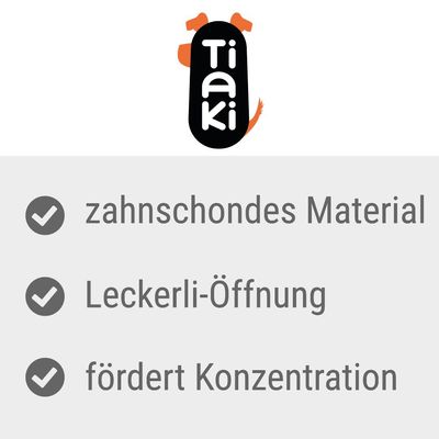 TIAKI Hundespielzeug Leckerli-Ball Meteorit