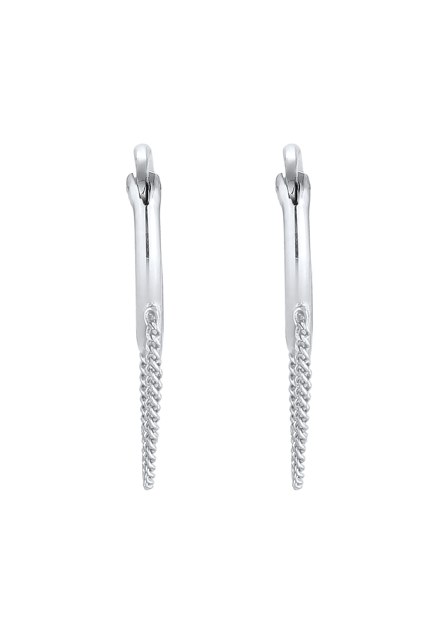 Cadena de eslabones criollos Elli Ladies Trend Blogger en plata de ley 925 chapada en oro