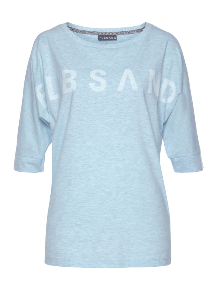 ELBSAND 3/4-Arm-Shirt in hellblau günstig kaufen
