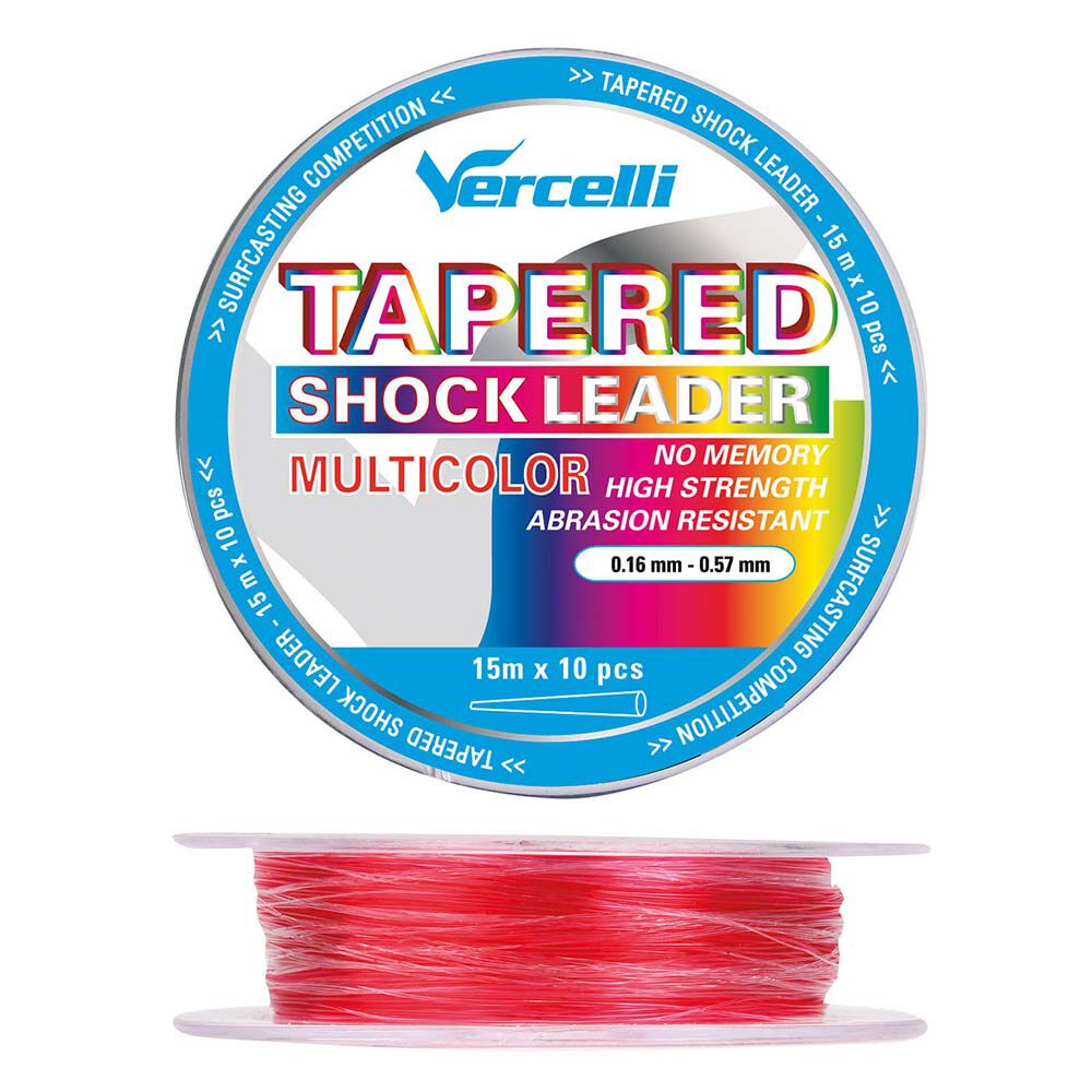 Shock leader Vercelli Tapered Multicolor 15m