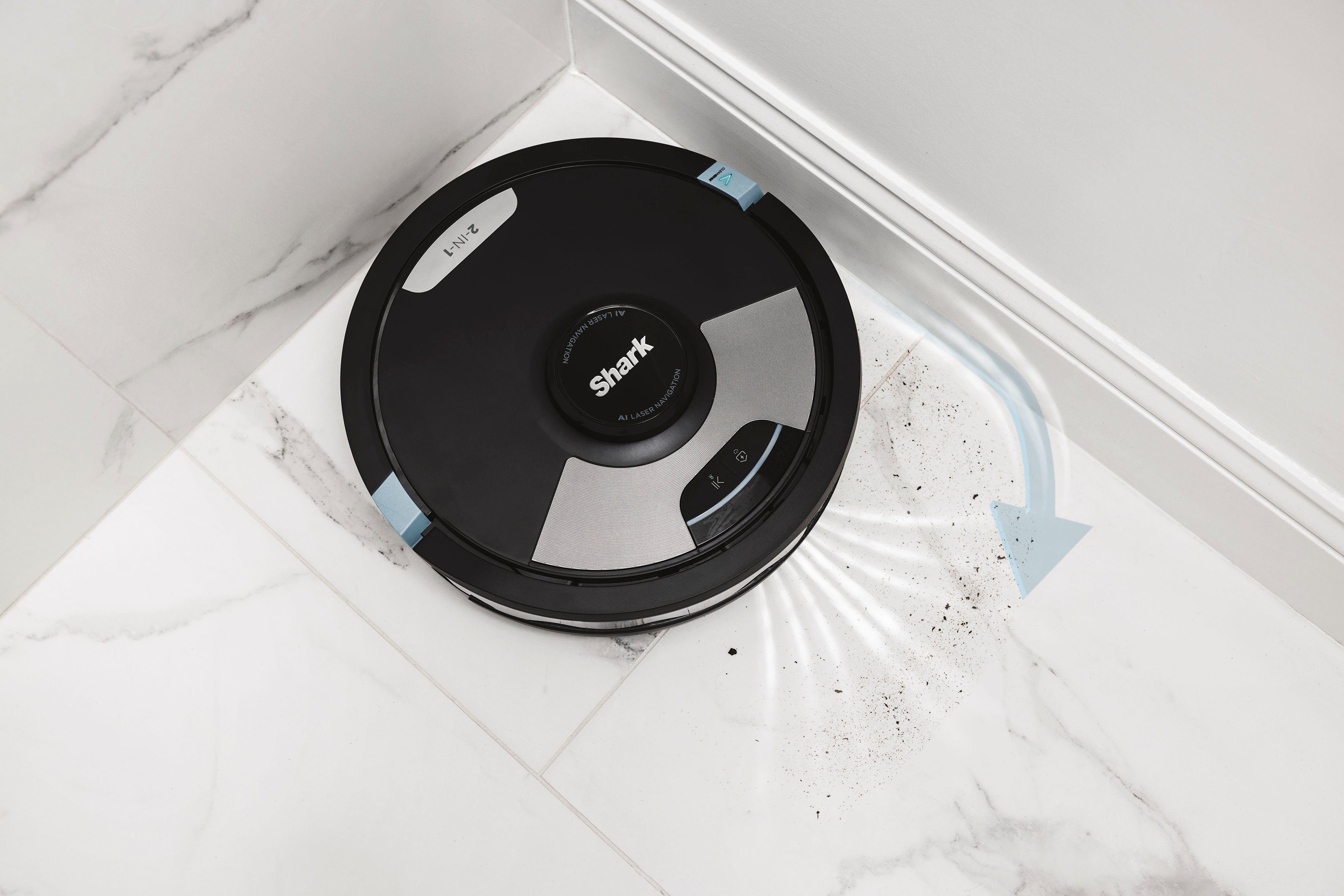 Shark Saugroboter AI ULTRA 2-in-1 Saugroboter [RV2600WDEU], 20 W