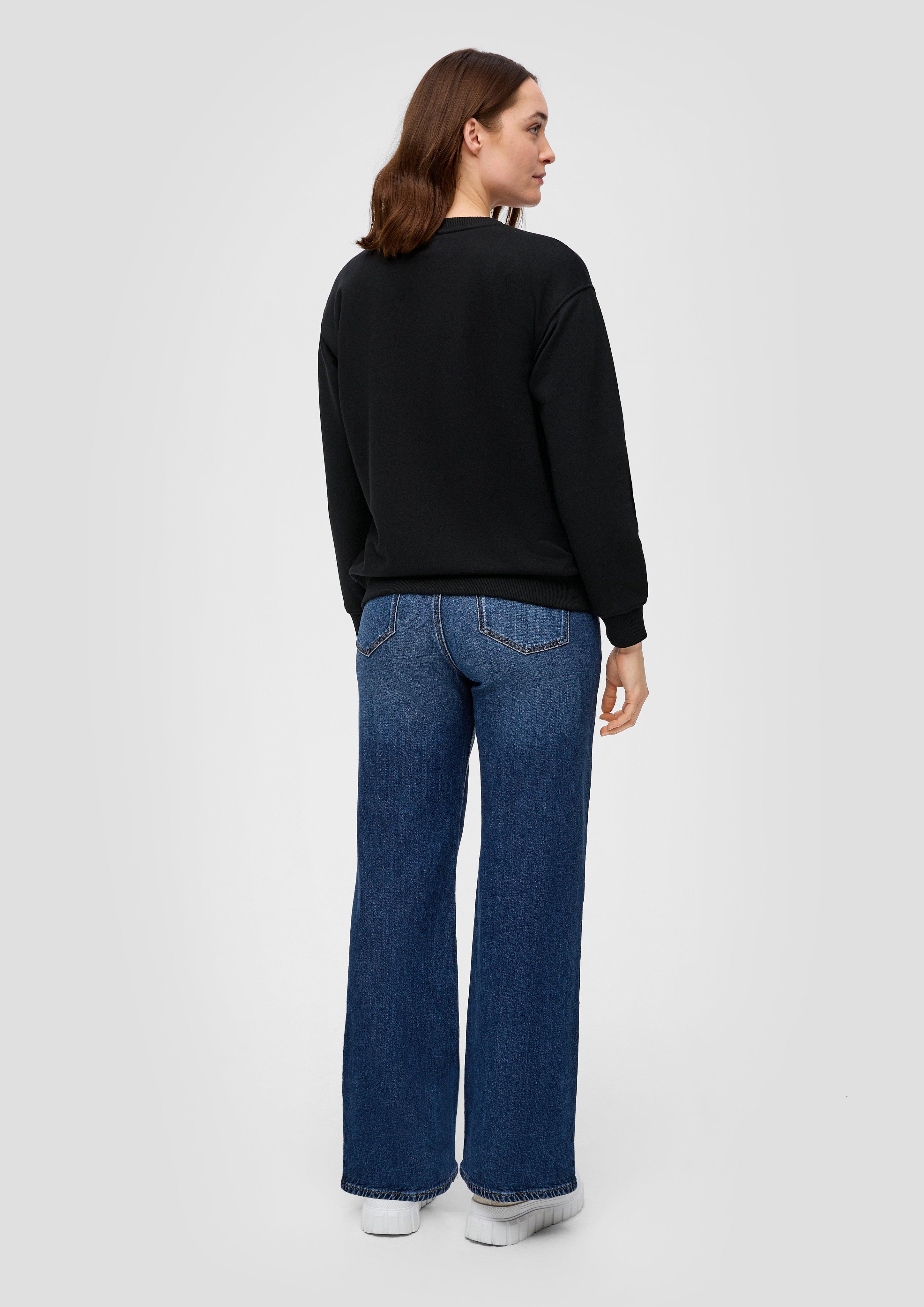 Sweatshirt mit Pailletten-Stickerei  2141897-99D0