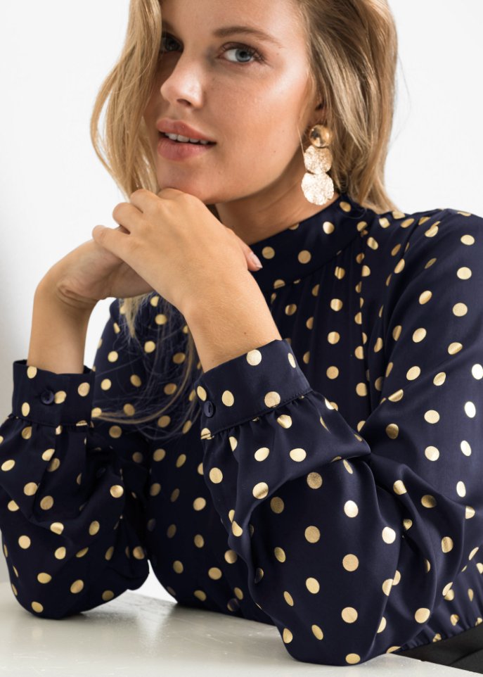 Kleid mit Polka-Dots