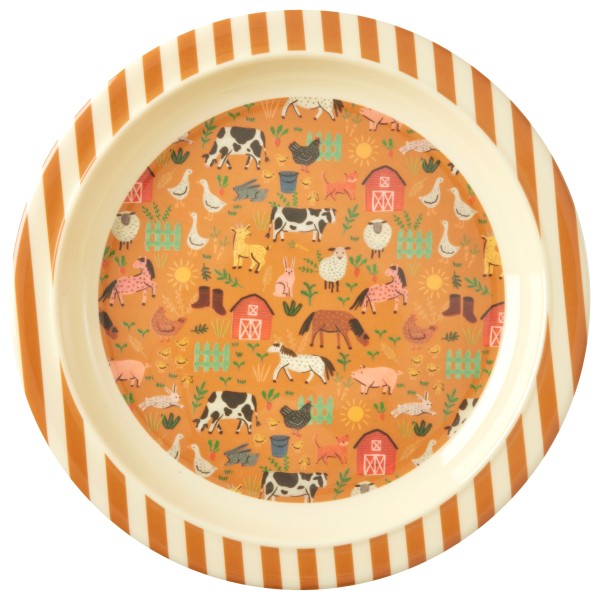 Rice - Melamine Kids Lunch Plate - Teller