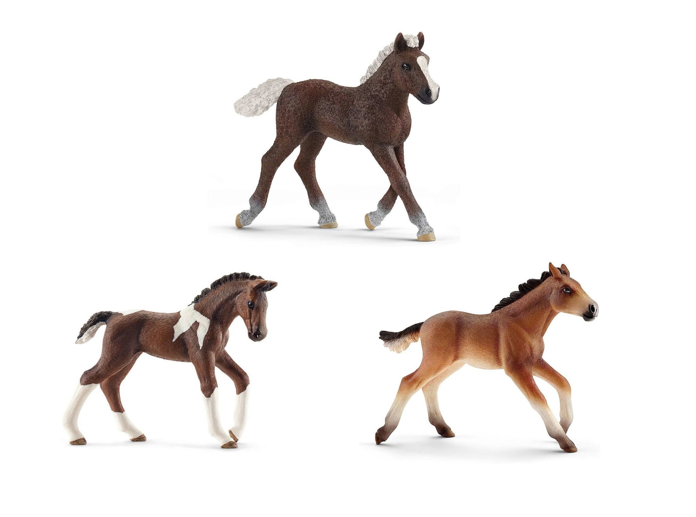 Schleich® Spielfigur Tierfiguren - Pferde-Set mit 15 Pferden