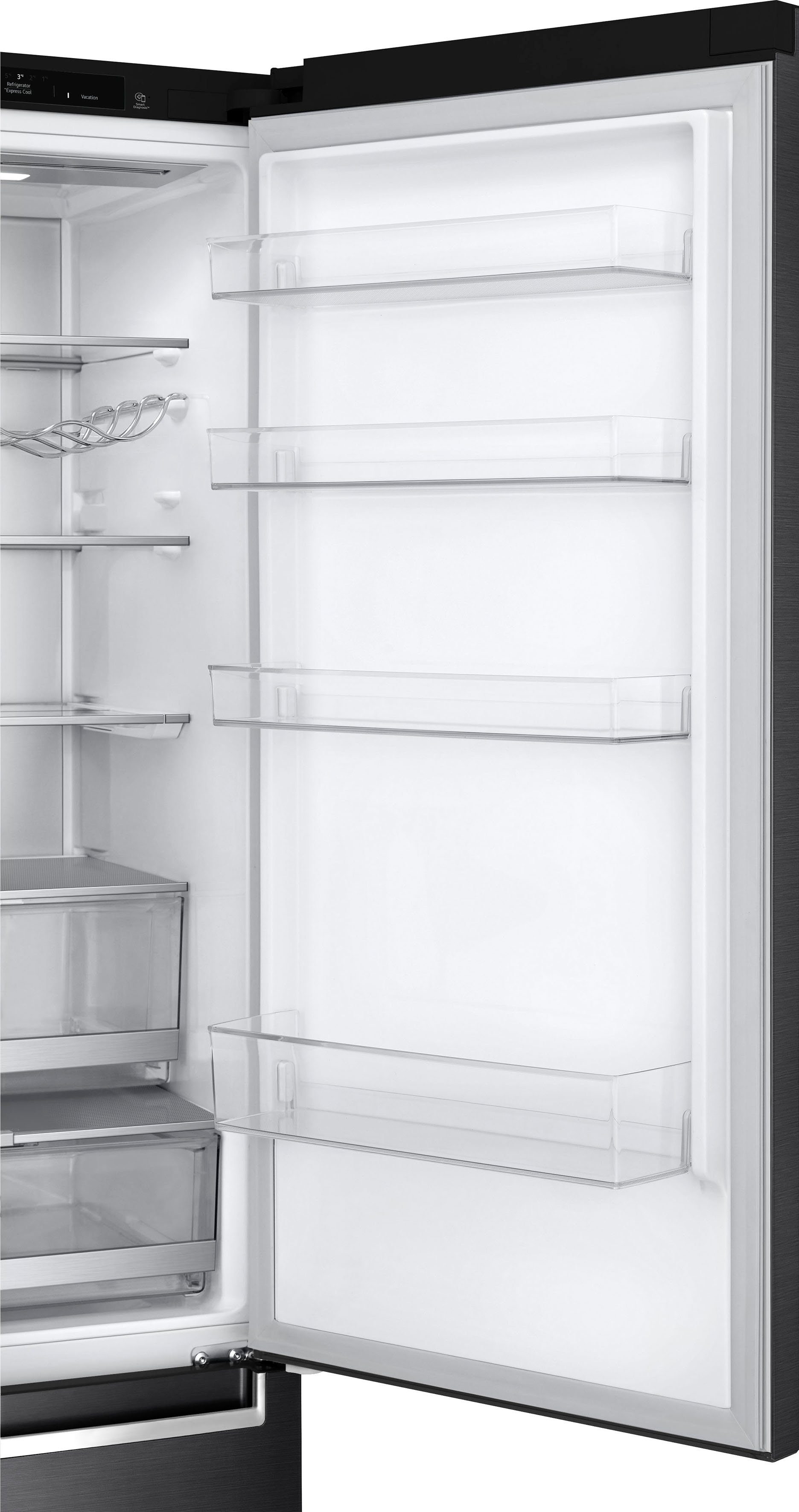 LG Kühl-/Gefrierkombination GBB92MCB1P, 203 cm hoch, 59,5 cm breit, nur 99kWh Jahresverbrauch
