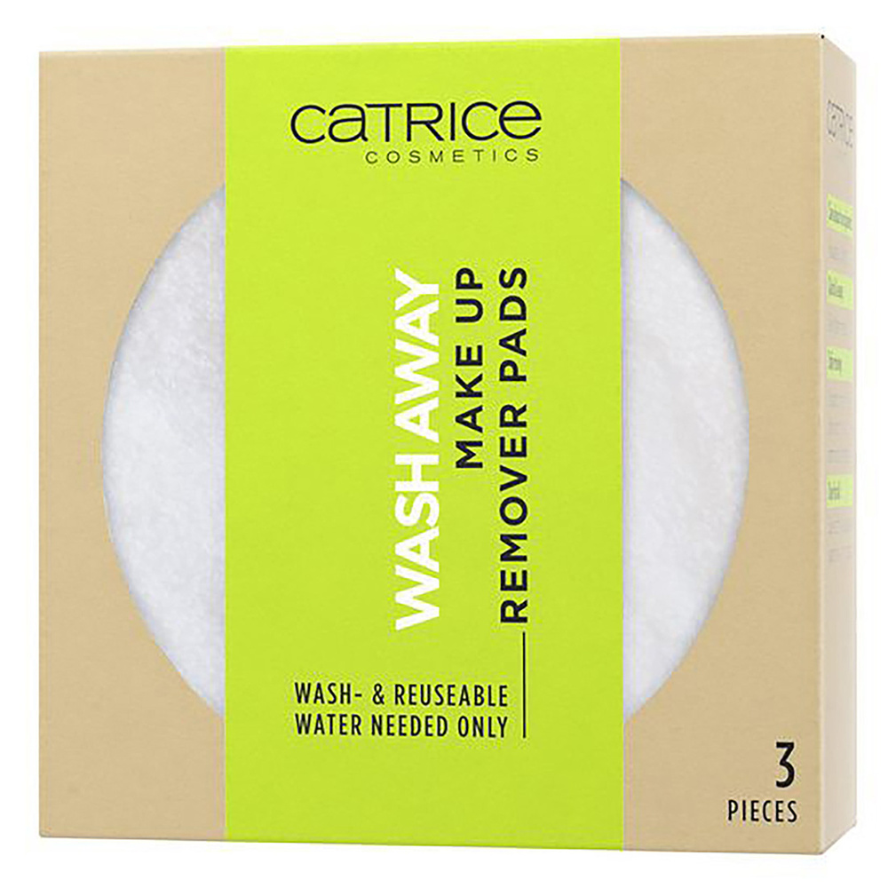 catrice Wash Away Make Up Remover Pads disques démaquillants réutilisables Disques démaquillant