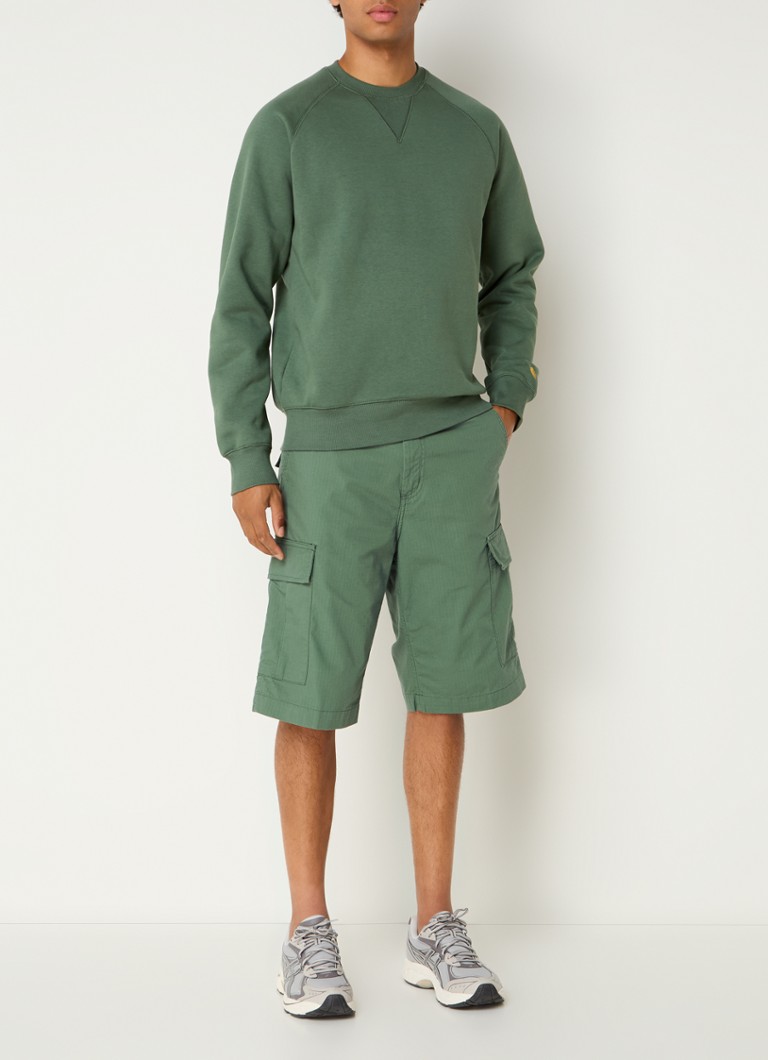 Pantaloni scurți cargo Carhartt WIP Columbia, cu croială clasică, buzunare laterale și crăpătură.