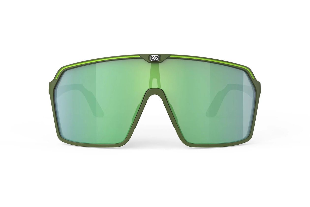 Rudy Project Spinshield Olive Matte Nature Print / Multilaser Green
