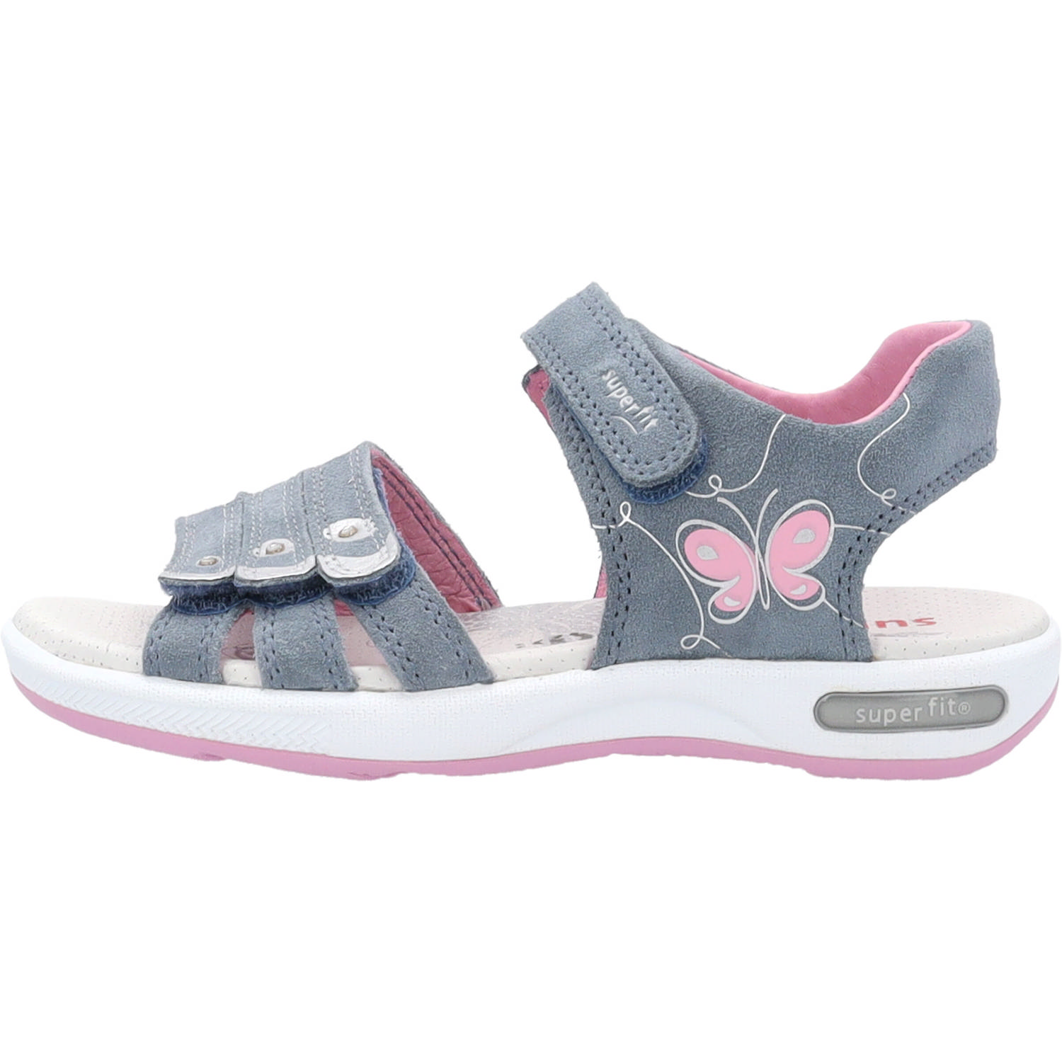 Superfit EMILY 06137, Sandaletten, Kinder, BLAU/ROSA