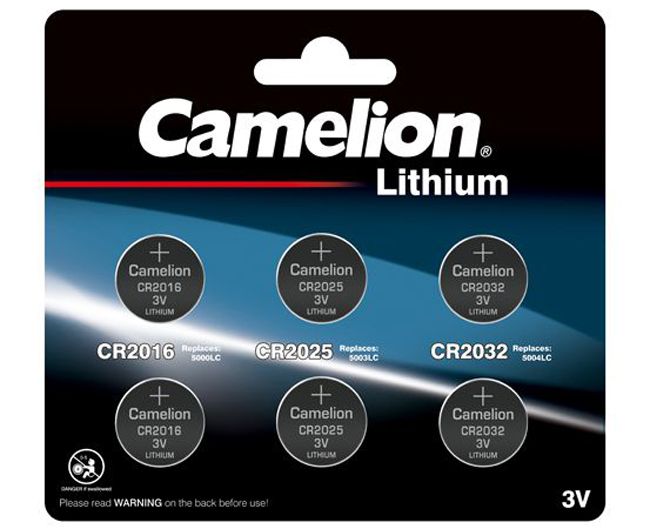 Camelion CR Lithium Knopfzellen Set (3x2 Stück) kaufen | Bike-Discount