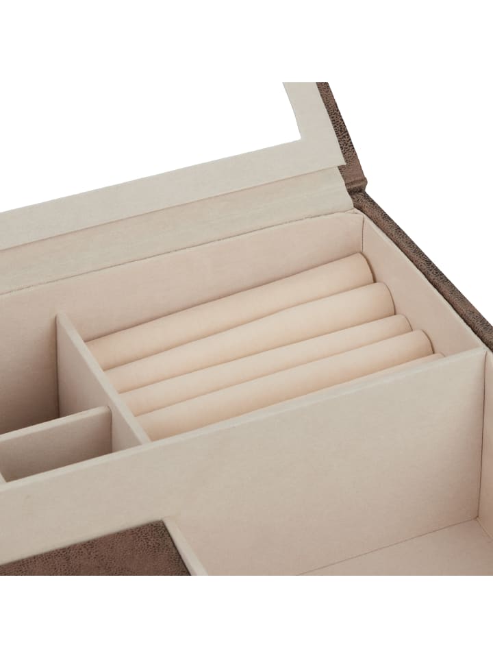 relaxdays Schmuckkästchen in Braun - (B)34 x (H)13 x (T)31 cm günstig kaufen onesize