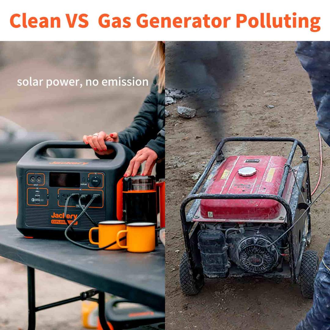 Gerador solar Jackery 2000 (Jackery 2000 + 4 x SolarSaga 200W)