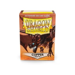 Schutzhüllen Dragon Shield Matte: Copper 'Draco Primus' (100 Stück)