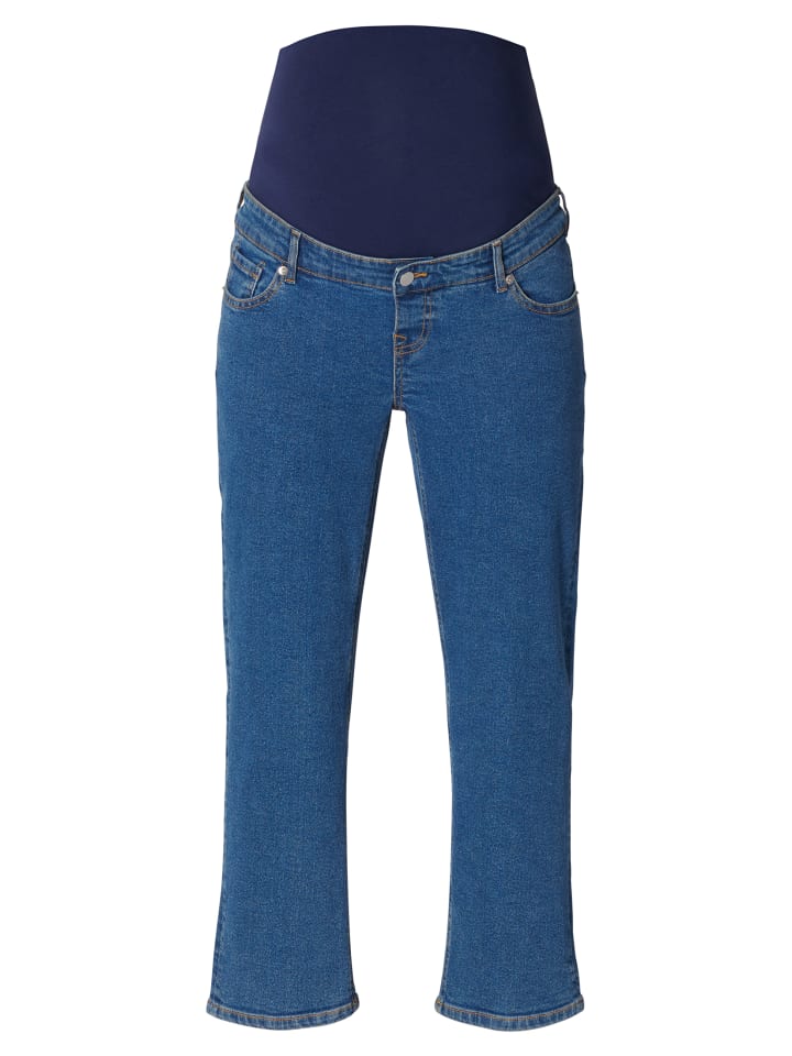 Noppies Straight Umstandsjeans Hawa in Medium Blue Wash günstig kaufen