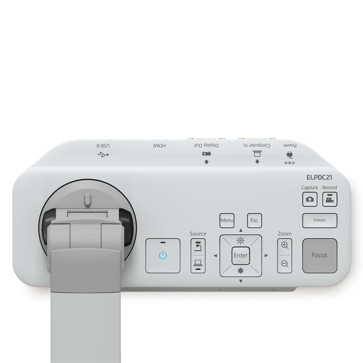 Epson Dokumentenkamera ELPDC21 Dokumentenscanner, (Full HD 1080p, 30 FPS, A3, Optisch 12x, Digital 10x)