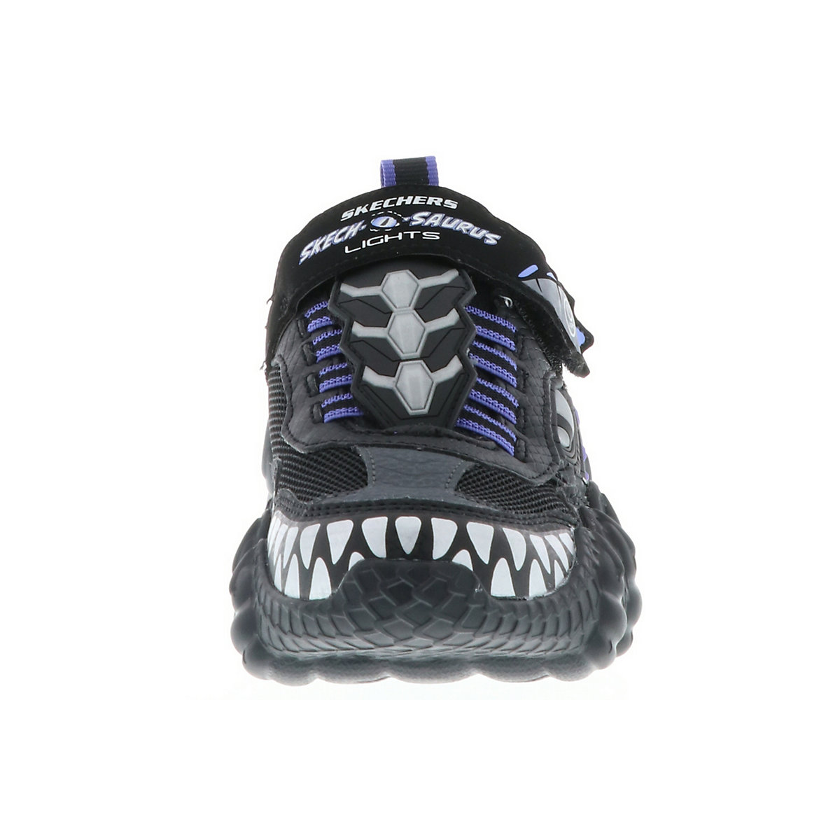 400112L/BKCC S Lights-Skech-O-Saurus Lights-Dino-Tracker Kinder Jungen Sneaker Turnschuhe Halbschuhe schwarz/grau/blau