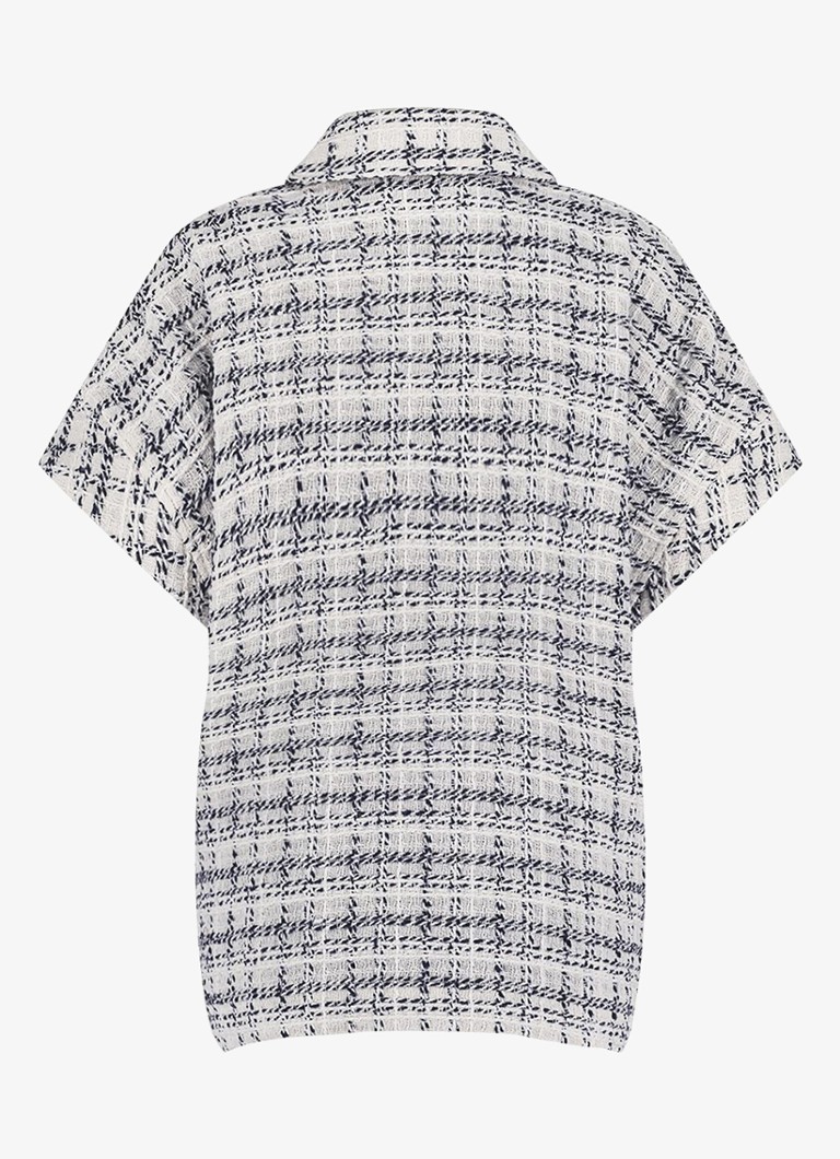 Blouse oversize Norah de Studio Anneloes, aspect tweed