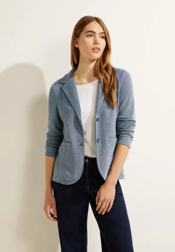 CECIL Sweatblazer in Piqué