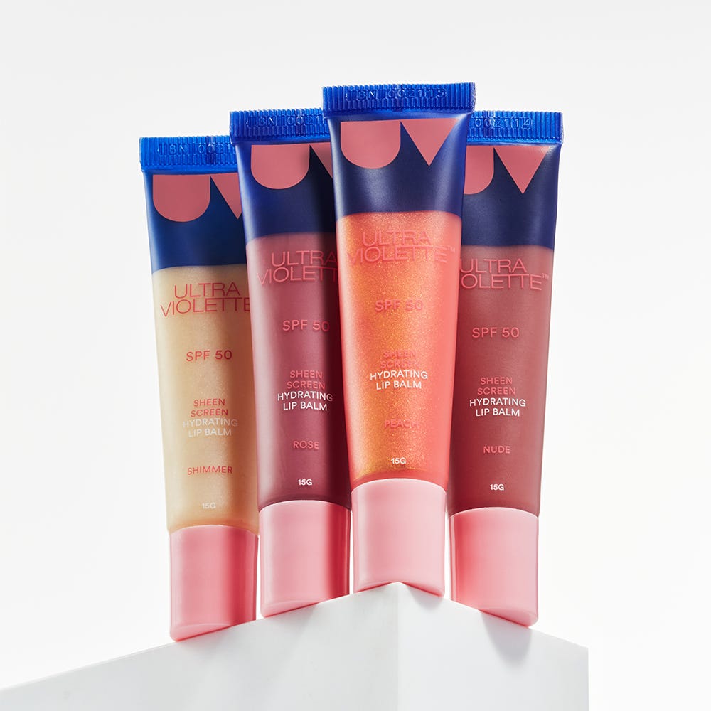 Ultra Violette UV Sheen Screen Hydrating Lip Balm Rose SPF50 15 g