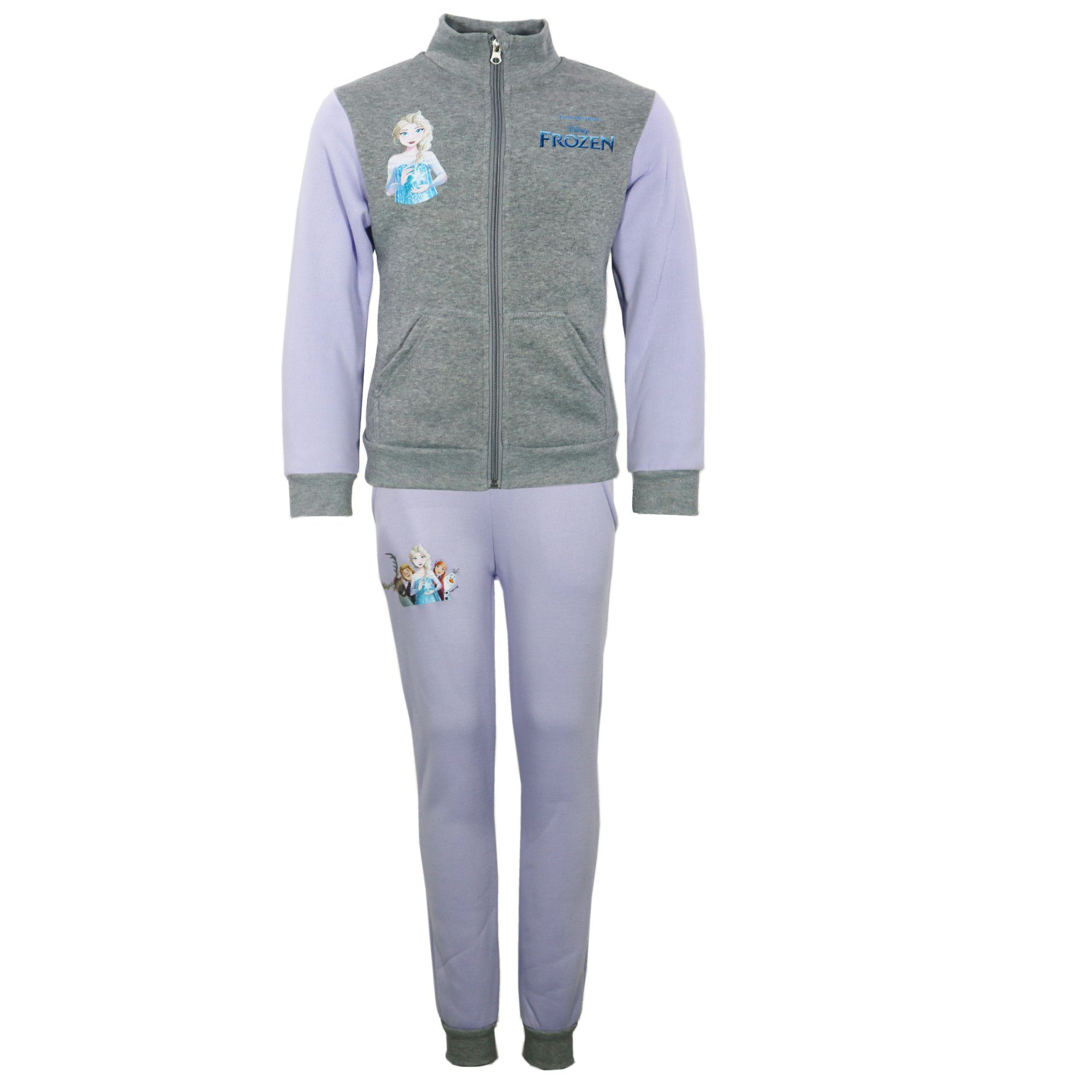 Jogginganzug  Die Eiskönigin Elsa Sporthose Hose und Jacke, Gr. 92 bis 128