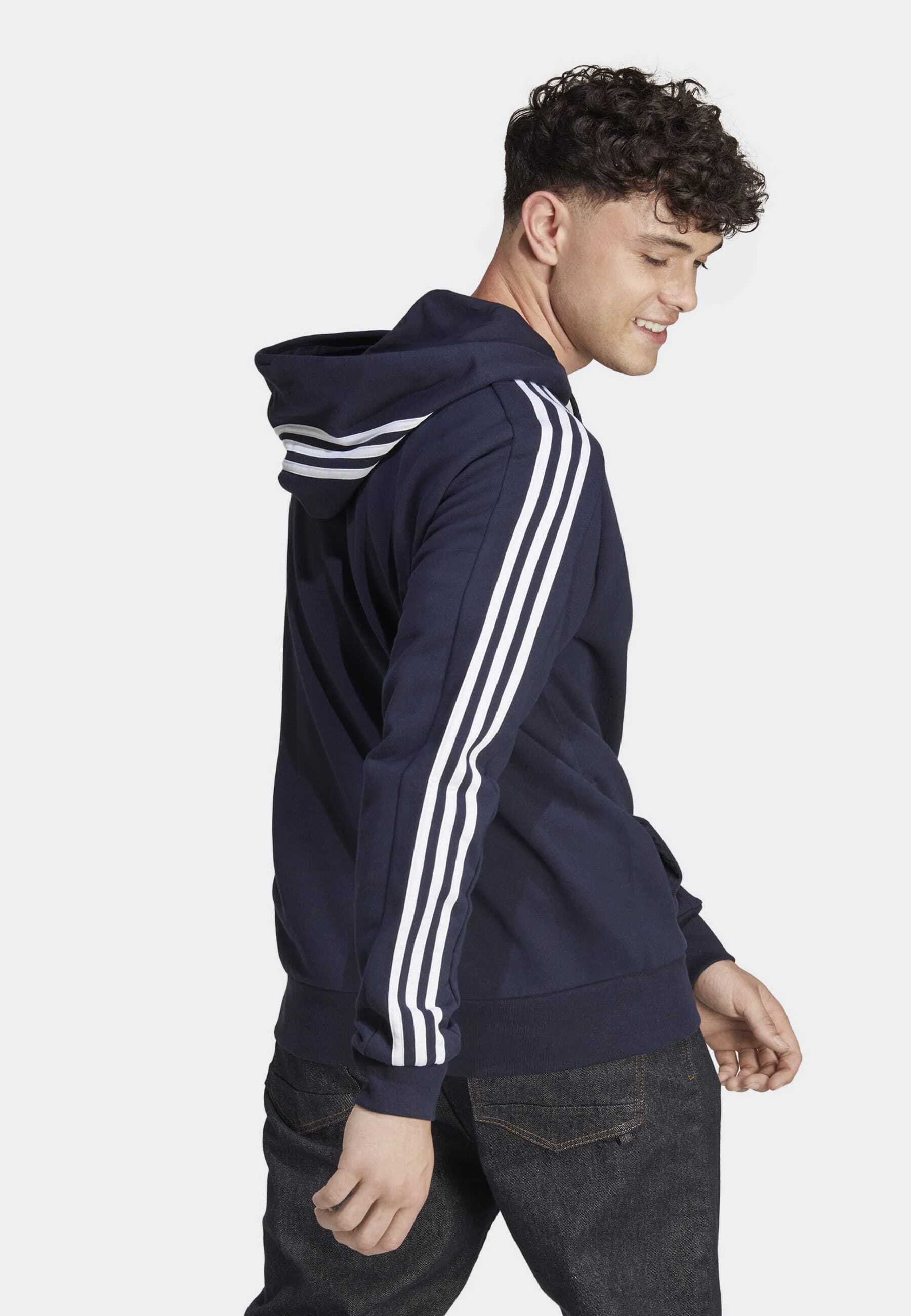 adidas Sportswear ESSENTIALS 3-STRIPES FULL-ZIP - Sudadera con cremallera