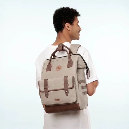 Adventurer Medium Backpack with Beige Flap
