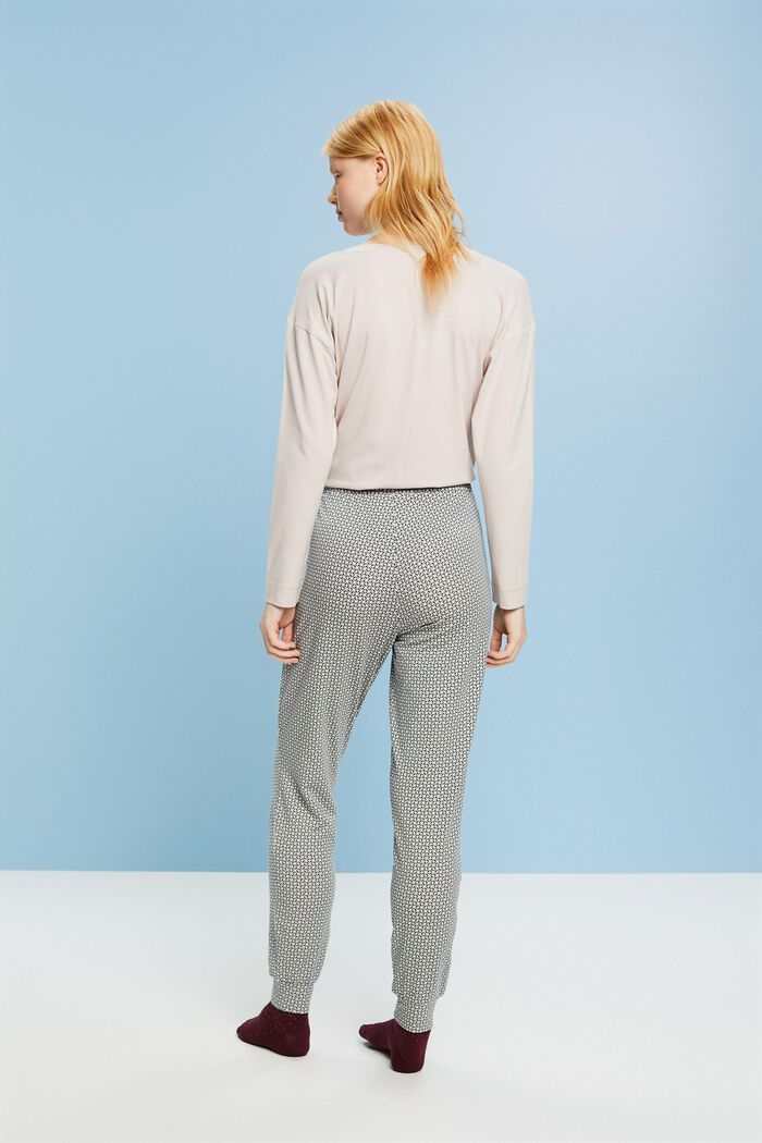 Jersey-Pyjamahose mit Print
