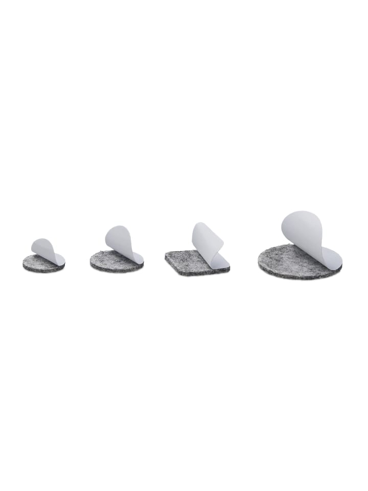 relaxdays 272 x Filzgleiter in Grau günstig kaufen onesize