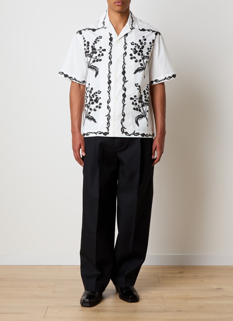 Camisa Jacquemus de corte regular com estampa.