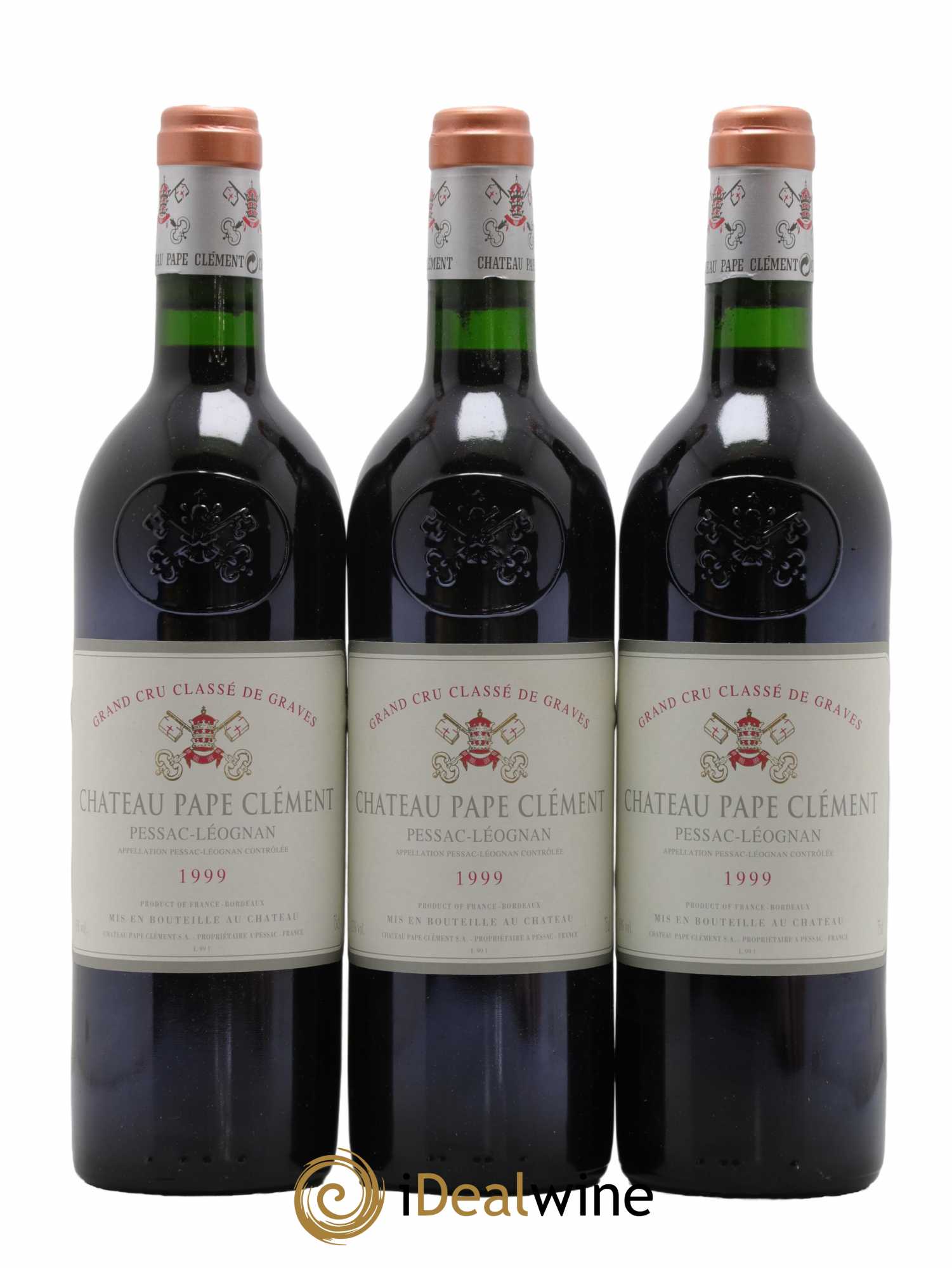Château Pape Clément Cru Classé de Graves  1999 - Lot de 12 Bouteilles