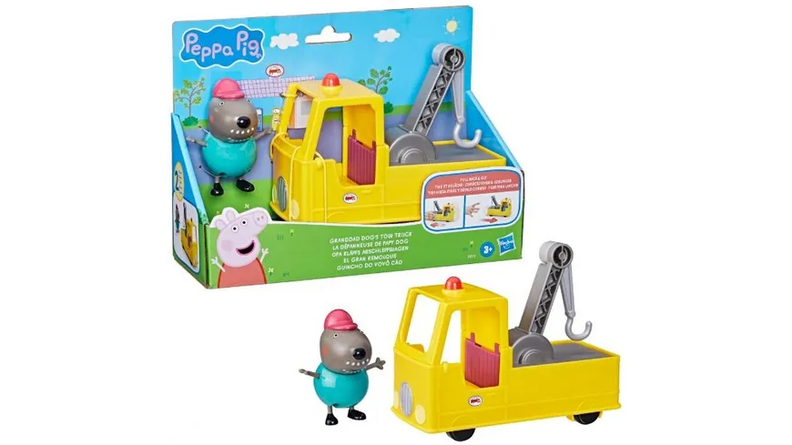 Hasbro - Peppa Pig Opa Kläffs Abschleppwagen