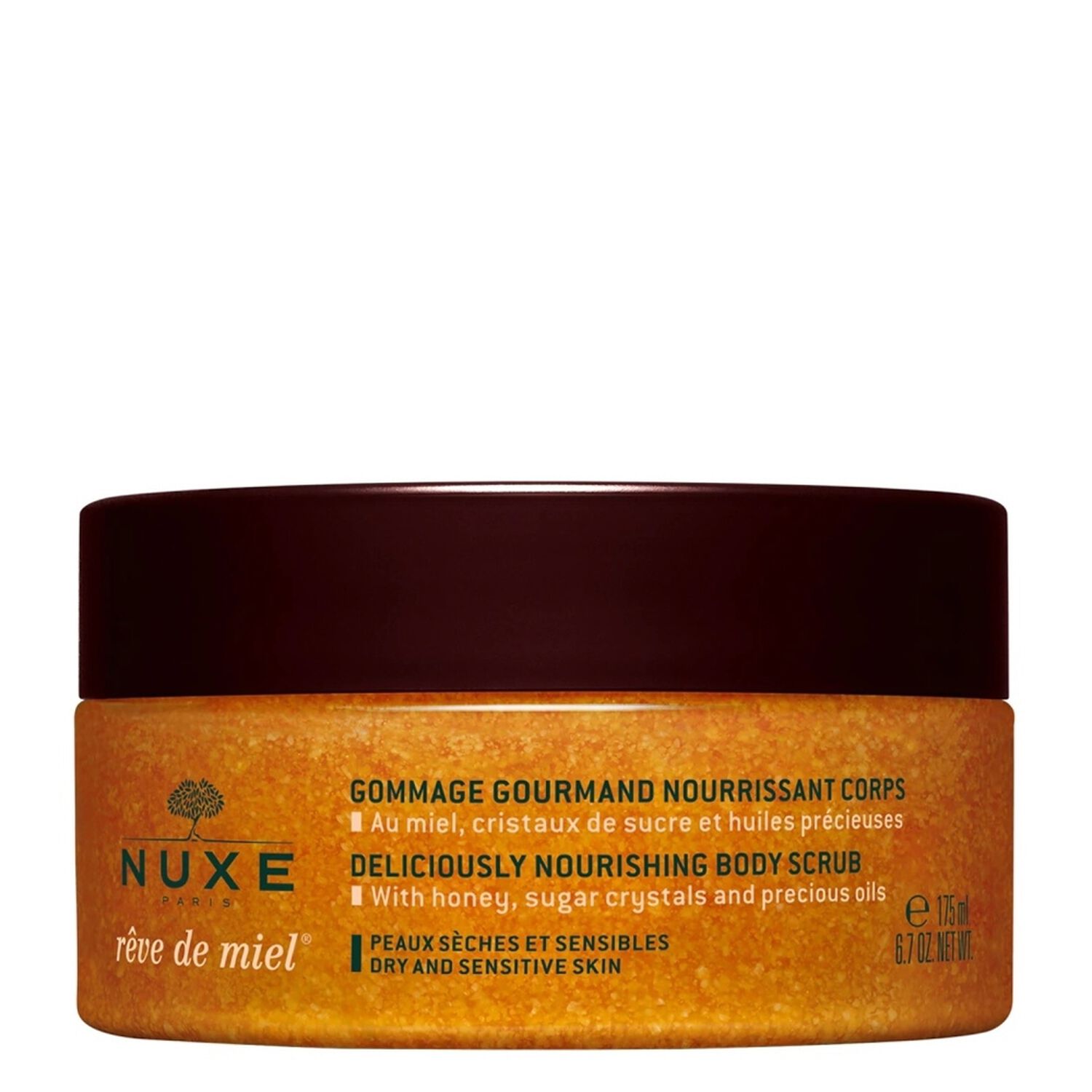 Nuxe Gommage Gourmand Nourrissant Corps Rêve De Miel - Peaux sèches et sensibles - 175ml