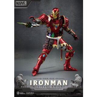 Marvel Dynamic 8ction Heroes Actionfigur 1/9 Medieval Knight Iron Man 20 cm