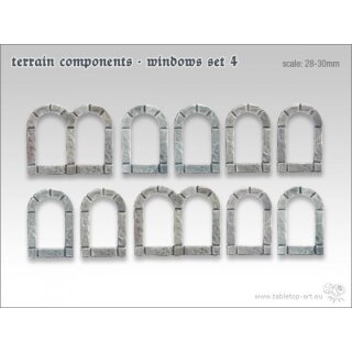Geländebauteile Fenster Set 4