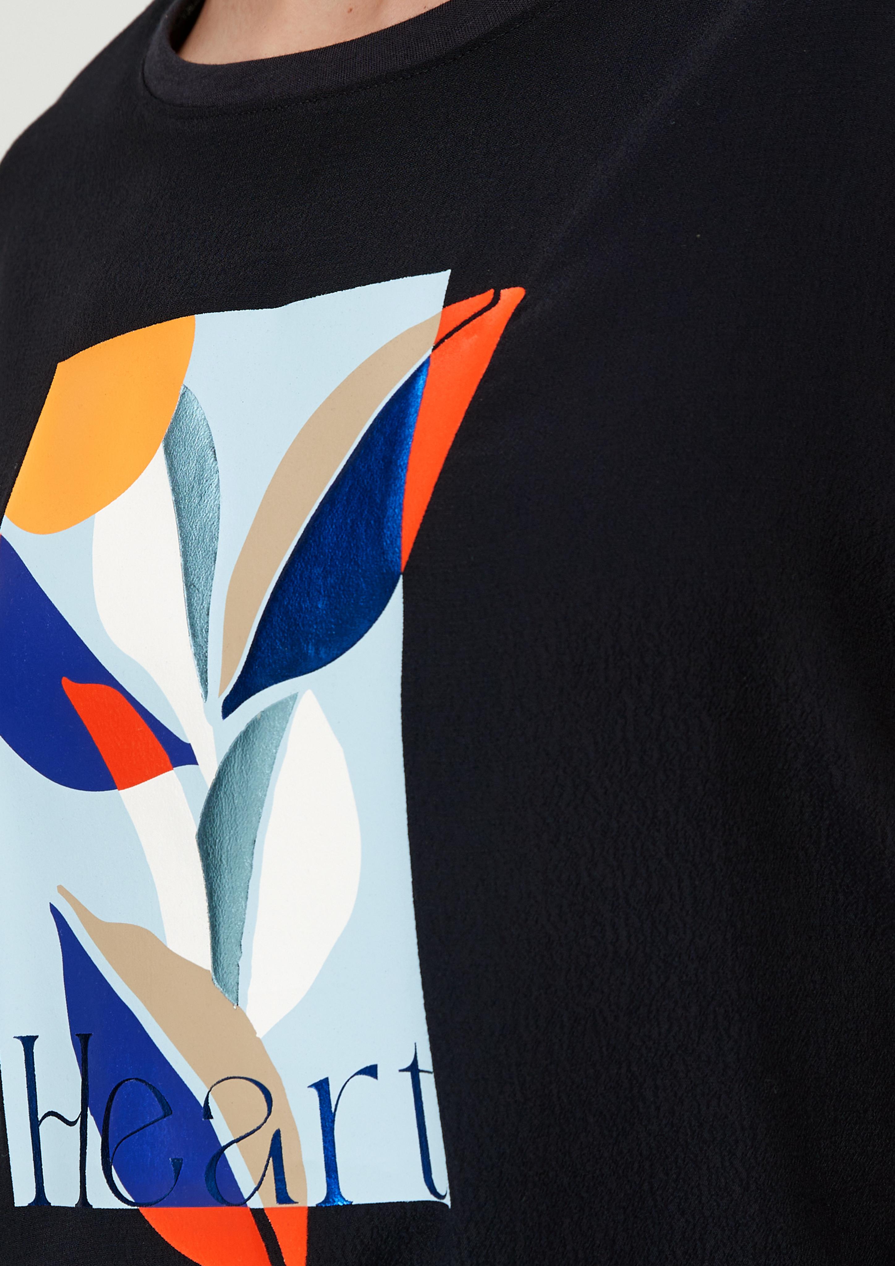 T-Shirt mit Frontprint  2133400-59D0