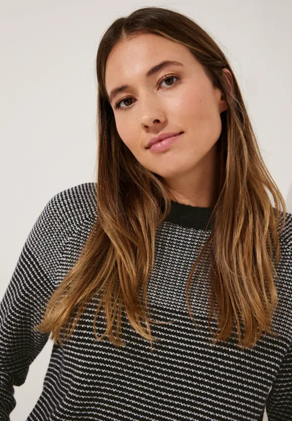 CECIL Gestreifter Strickpullover