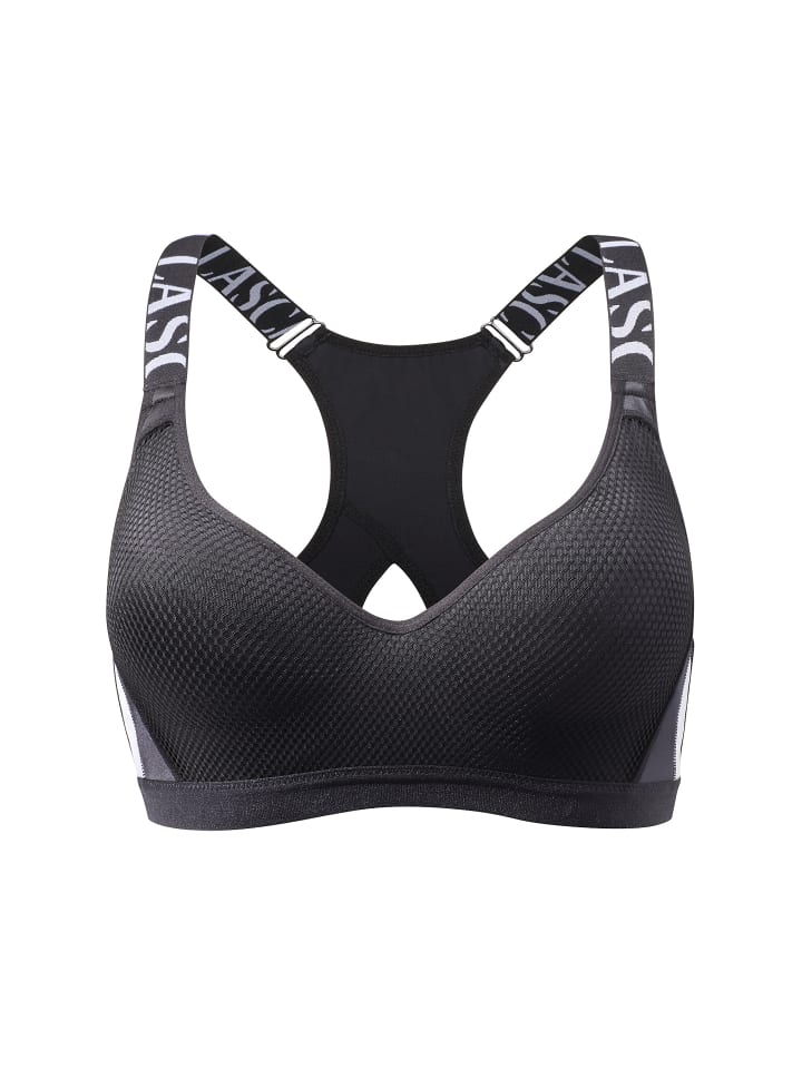 LASCANA ACTIVE Sport-BH in schwarz-weiß günstig kaufen