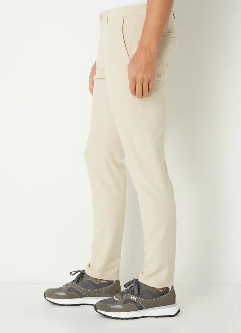 Pantaloni chino HUGO BOSS Slim-Fit cu buzunare laterale