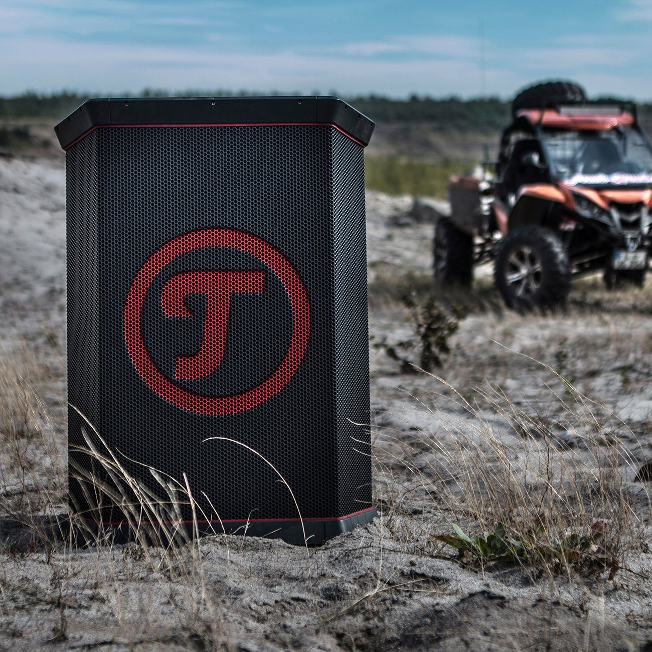 Teufel ROCKSTER Wireless Lautsprecher (Bluetooth, 450 W, Bluetooth mit hochwertigem apt-X)