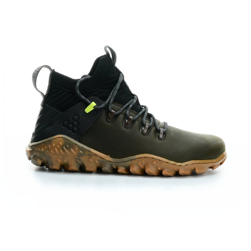 Vivobarefoot Magna Forest ESC L Bracken Lime Leather Barfuß-Wanderschuhe