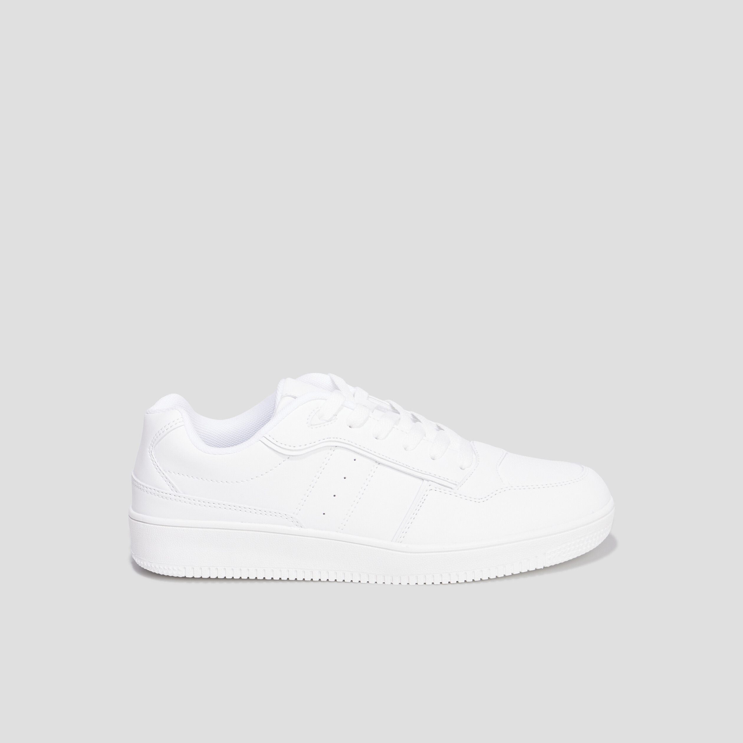 Tennis basses à lacets Creeks Tempete blanc homme | La Halle
