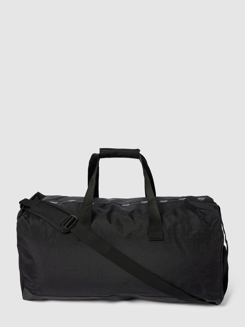 Duffle Bag mit Label-Print in schwarz