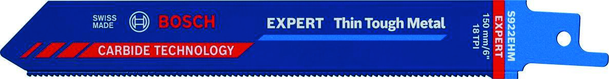 Bosch Blue Accessories 2608900362 Expert ‘Thin Tough Metal’ S 922 EHM tigersågklinga 10 delar
