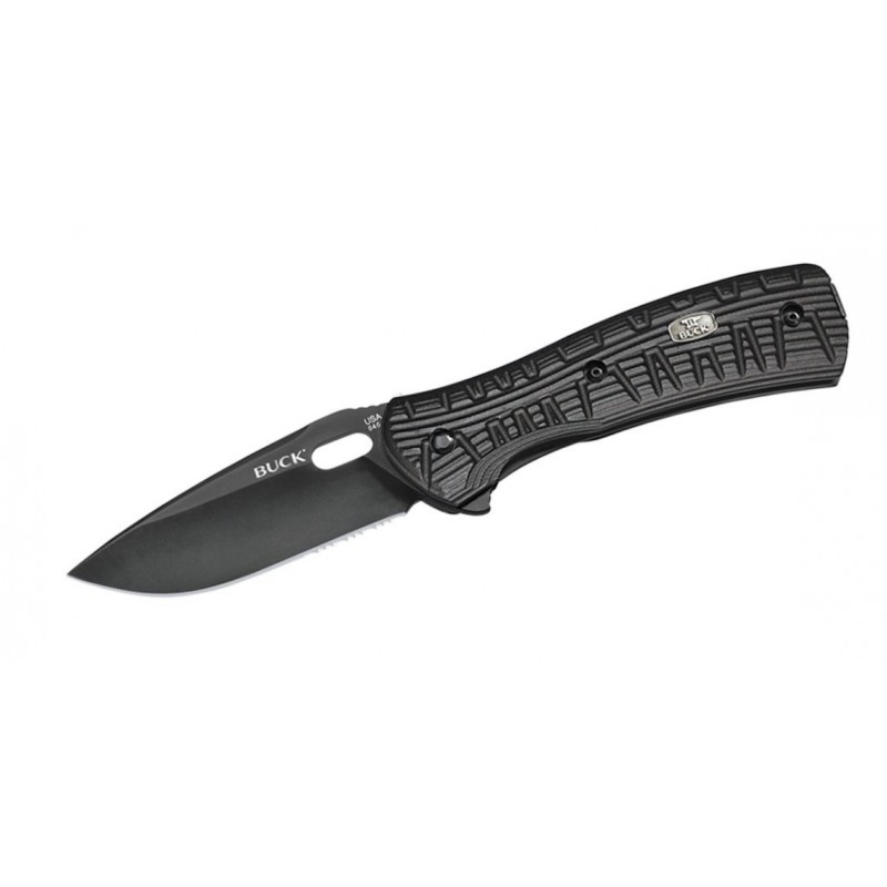 Buck 846BKs Vantage Force Avid Total schwarzes Messer, Jägermesser.