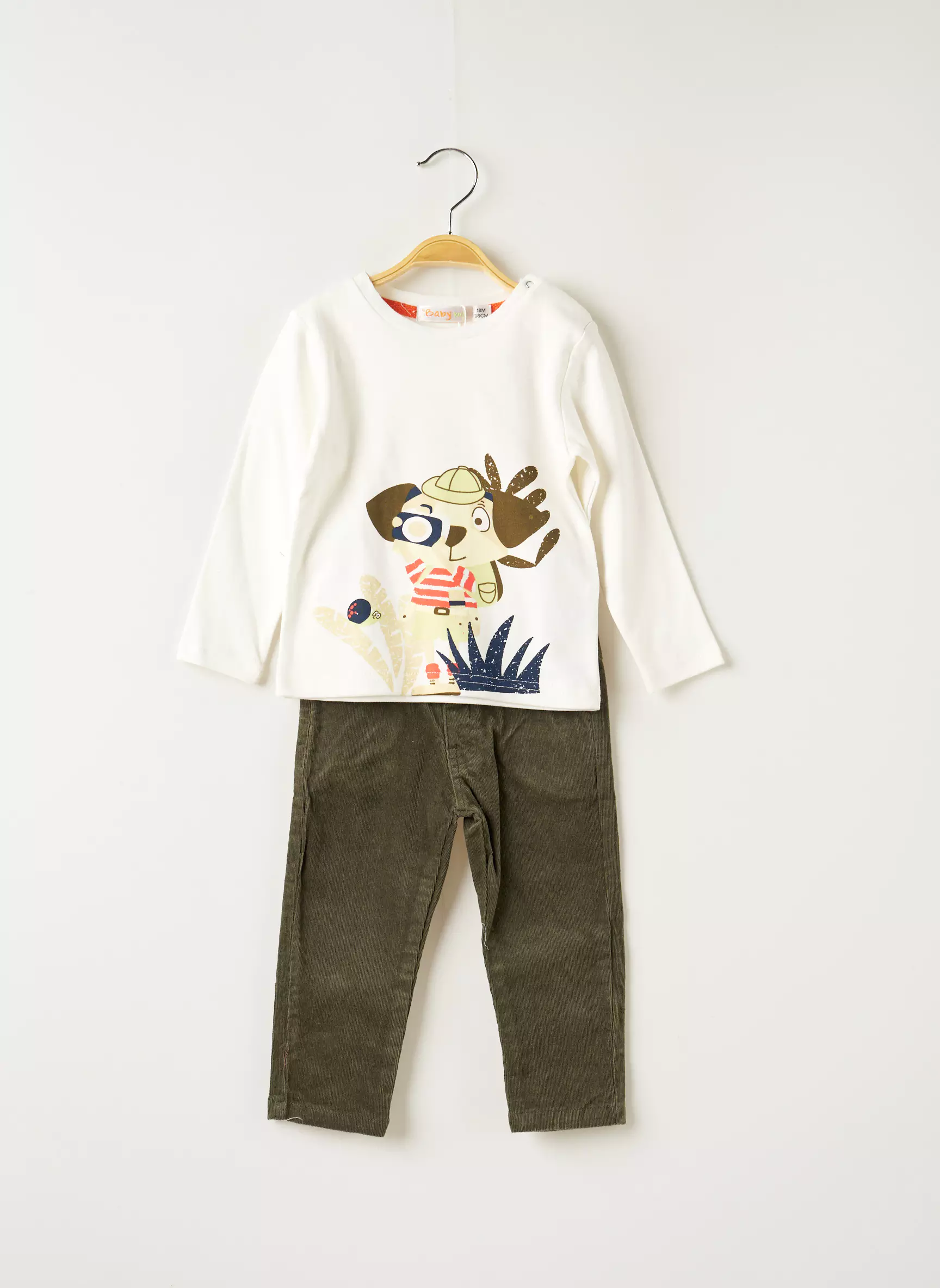 Baby Bol Ensembles Pantalon Garcon couleur vert